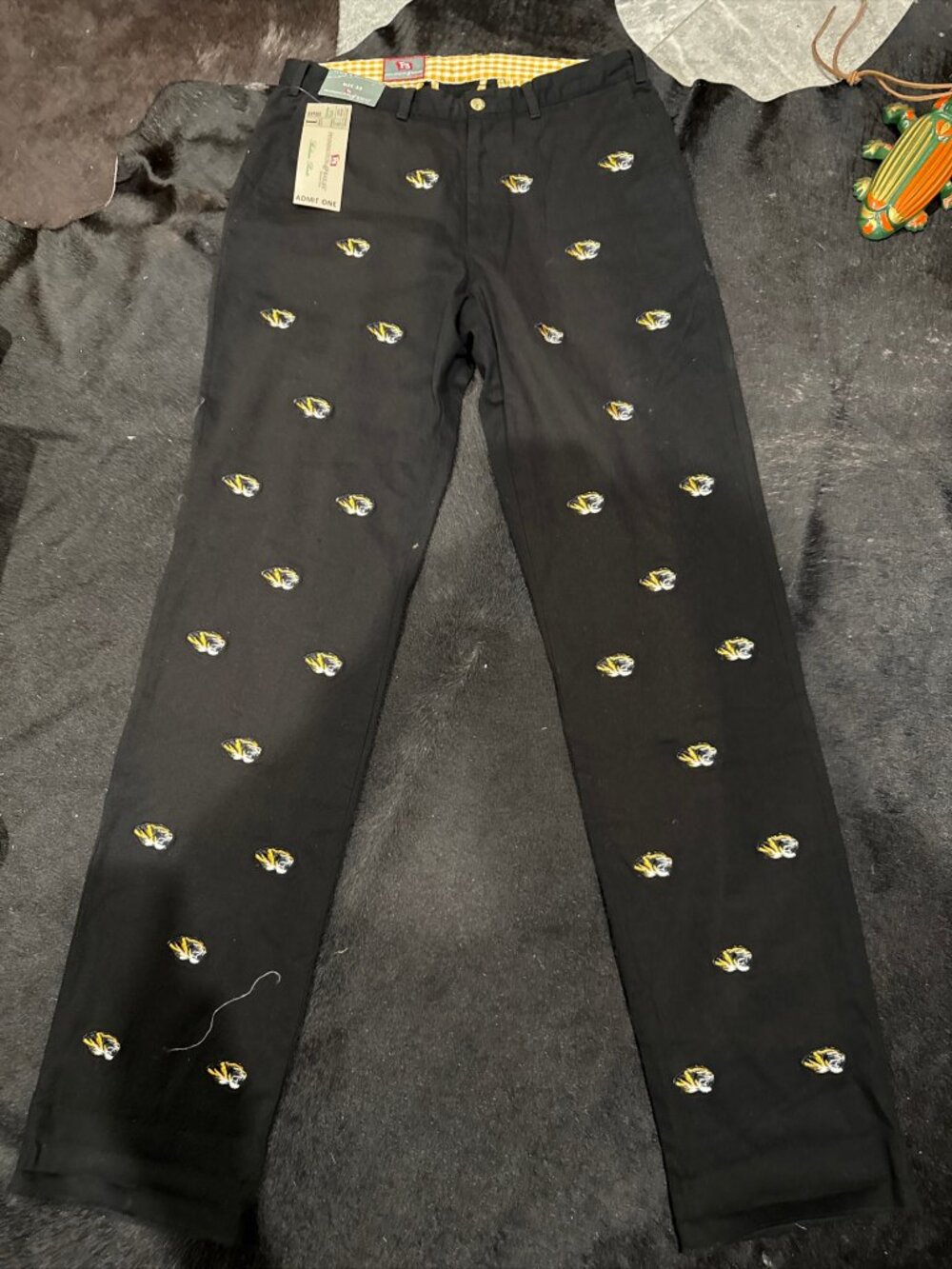 Pennington Bailes Pants Mens 33 Mizzou Tigers Stadium Pants